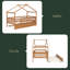 Lit en bois avec lit gigogne simple-1422615088