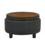 Repose-pieds rond avec rangement-1496824825