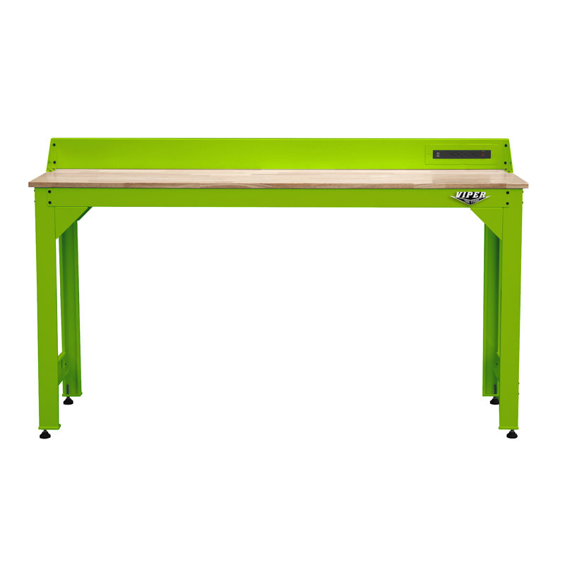 72 " W Solid Wood Top Adjustable Workbench