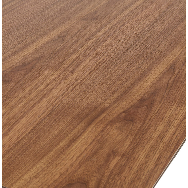 Adjustable Standing Desk, Walnut, White