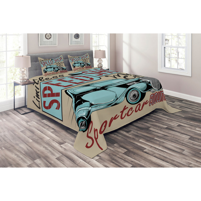 Modern & Contemporary Polyester Coverlet