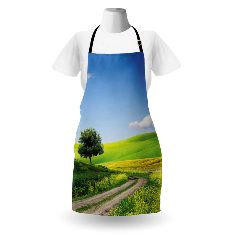 No Pattern Bib Apron