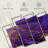 Dynamic Abstract Purple Abstract On Canvas 4 Pieces Set-92763823