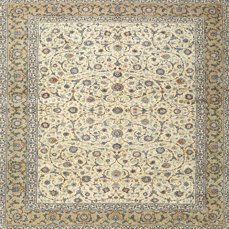 Enrico Floral Indoor Rug, Square 3'