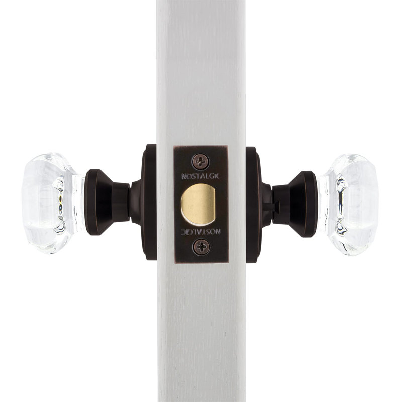 Classic Rosette with Waldorf Door Knob, Timeless Bronze, 2-3/8”