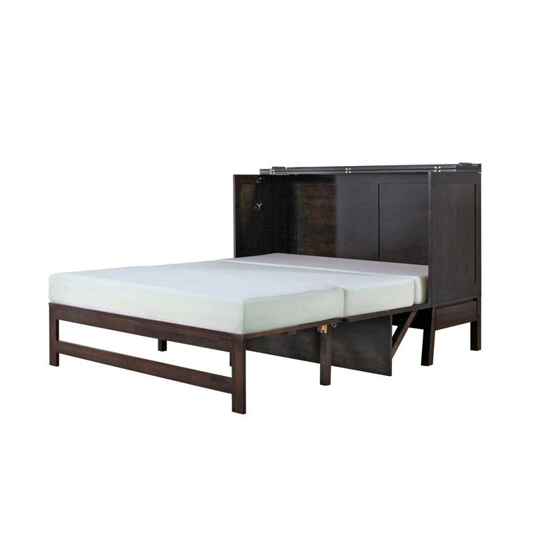 Jarita Solid Wood Storage Bed, Java