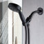 Pomme de douche réglable à 5 modes - à main, ABS, bronze huilé, jet puissant, avec chaleur de tuyau-118765985