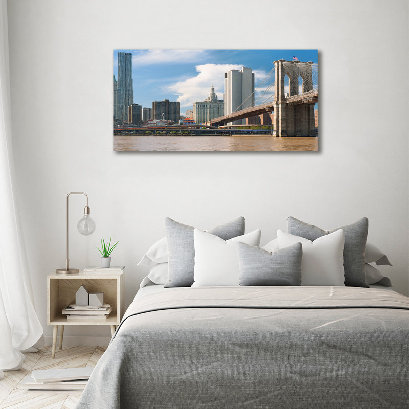 Brooklyn Bridge - No Frame Print on Canvas