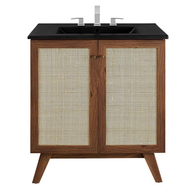Modway Soma 30'' Free Standing Single Bathroom Vanity with Manufactured Wood Top