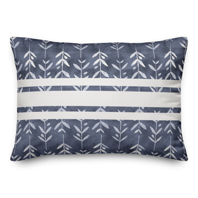 Coussin extérieur Stripes and Leaves