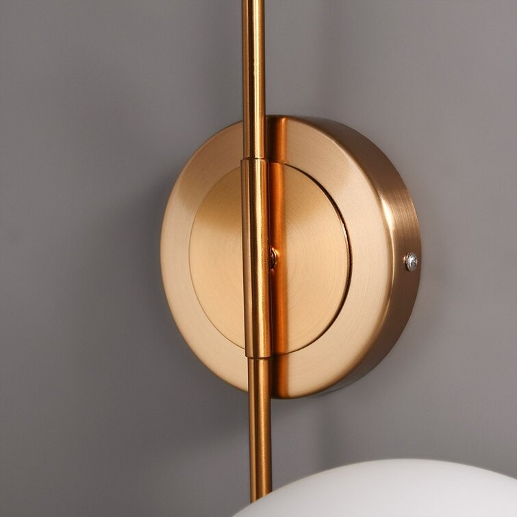 Braidy Warm Gold Plug-in Wall Sconce with Cord Cover - #610N9