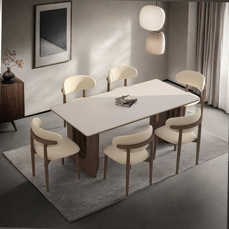 Table de salle à manger Vintage Vintage, H 29,53 po x L 55,12 po x l 31,5 po