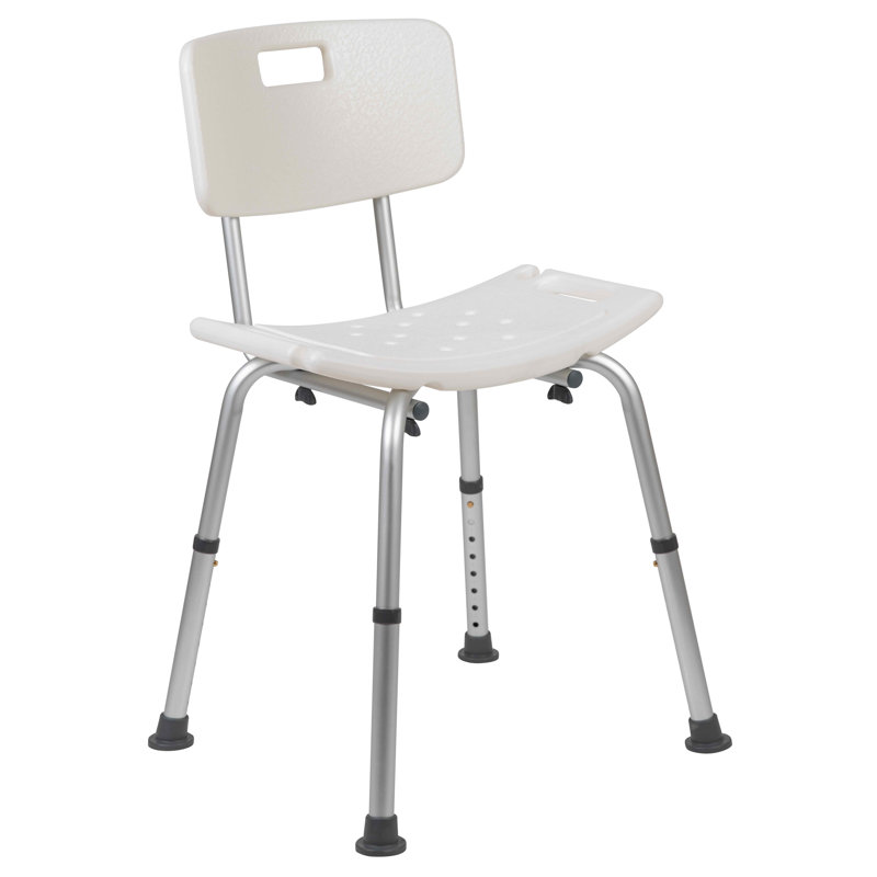 Murphy sans outil 300 lb Capacité, chaise de bain et de douche réglable avec dossier