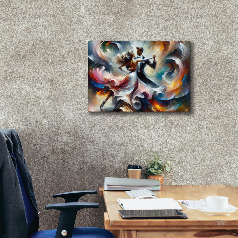 «Lets Dance» par Rich Monet, art mural sur toile, H 18 po x l 26 po x P 0,75 po