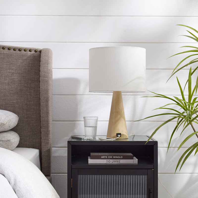 Lampe de table Lezah, Blanc
