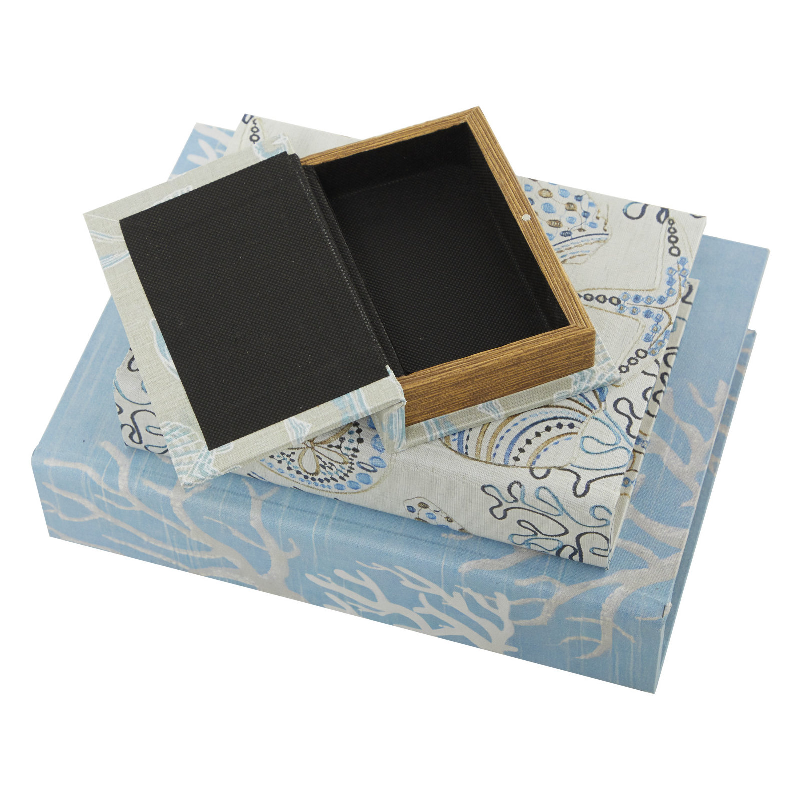 3 - Piece Paper Book Box