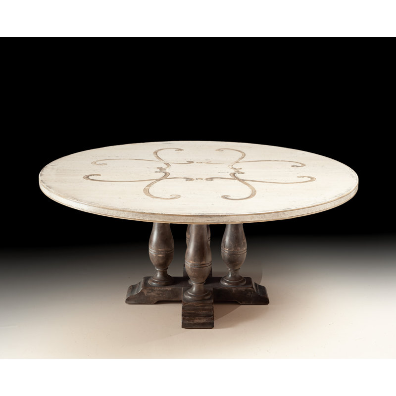 Table de salle à manger en bois massif de hêtre