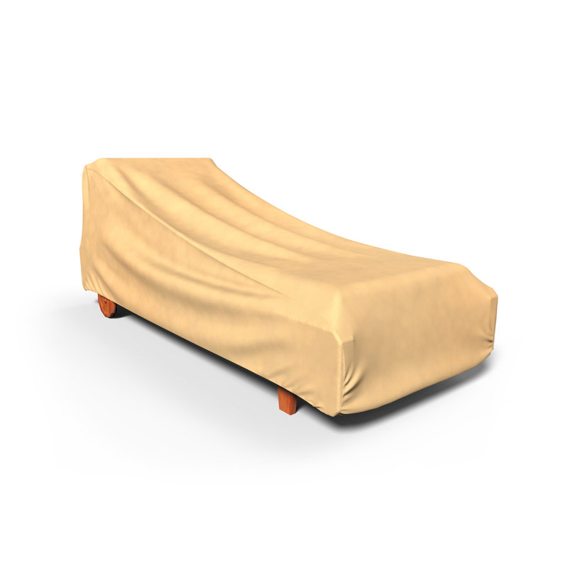 Jared Water Resistant Patio Chaise Lounge Cover, 30" H x 27" W x 80" D, Polypropylene