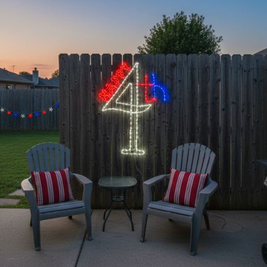 Happy 4th Sign