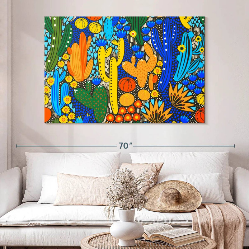 Harnek Cactus Jumble, 34" H x 51" W
