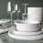 Stackable over&back Semi Hand-Finished Stoneware Cereal Bowls-99279671