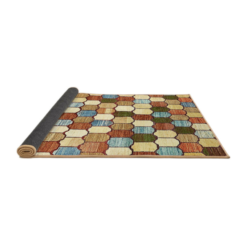 Ambernicole Abstract Indoor Rug, Round 4'