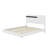 Modern High Gloss 3-Piece Bedroom Set Floating Bed Frame Platform Bed With LED Light & 2 Nightstands