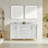 Fully Assembled 60'' Freestanding Double Bathroom Vanity With 2 Handle Sets