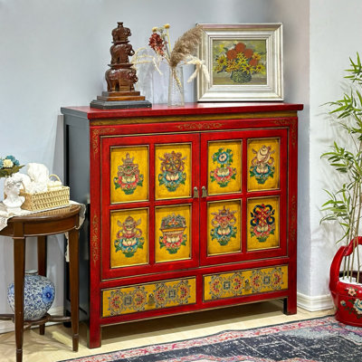 Painted Art Home Sideboard