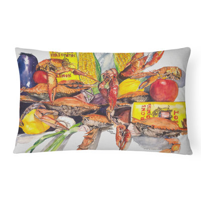 Coussin décoratif intérieur/extérieur pour le vero et le crabe