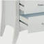 White 2-Drawer Nightstand