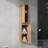 12" Bathroom Side Cabinet, 2-Soft Close Doors, Float Mounting Design