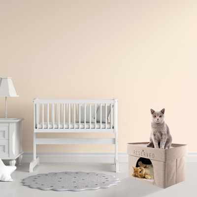 Jazouli 2-Tier Collapsible Rectangle Cat Cave Bed