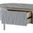 Coffee Table, Grey High Gloss And Chrome-133585366