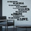 Text & Numbers Non-Wall Damaging Wall Decal