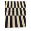 Tapis noir et blanc Noor