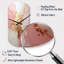 Or et rose, peinture fusion - peinture abstraite horloge murale asymétrique en métal, impression d'horloge murale cylindrique moderne-105565949