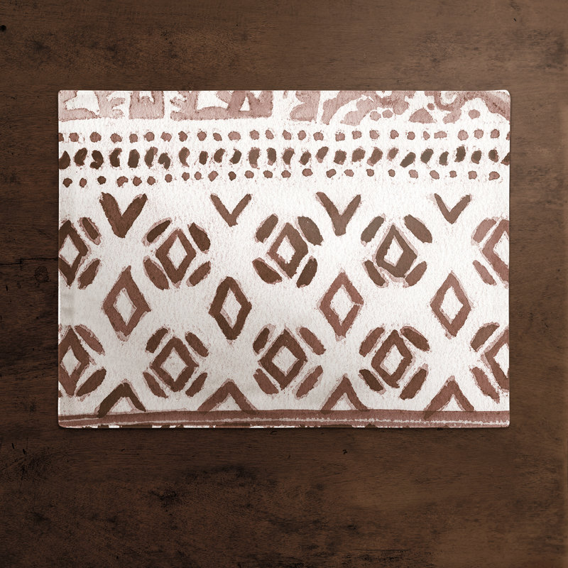 Polyester Abstract Rectangle Placemat
