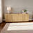 Spacious 4-Door TV Stand for 75-Inch TV – Mid-Century Style with Fluted Fronts and Easy Cord Management-1883728493