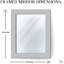 Miroir biseauté moderne et contemporain