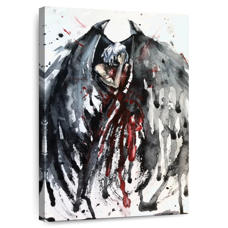 Kelan Crying Angel, 39" H x 26" W