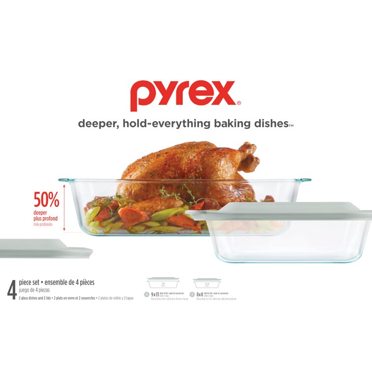 Pyrex 9X13 Deep Glass Bakeware