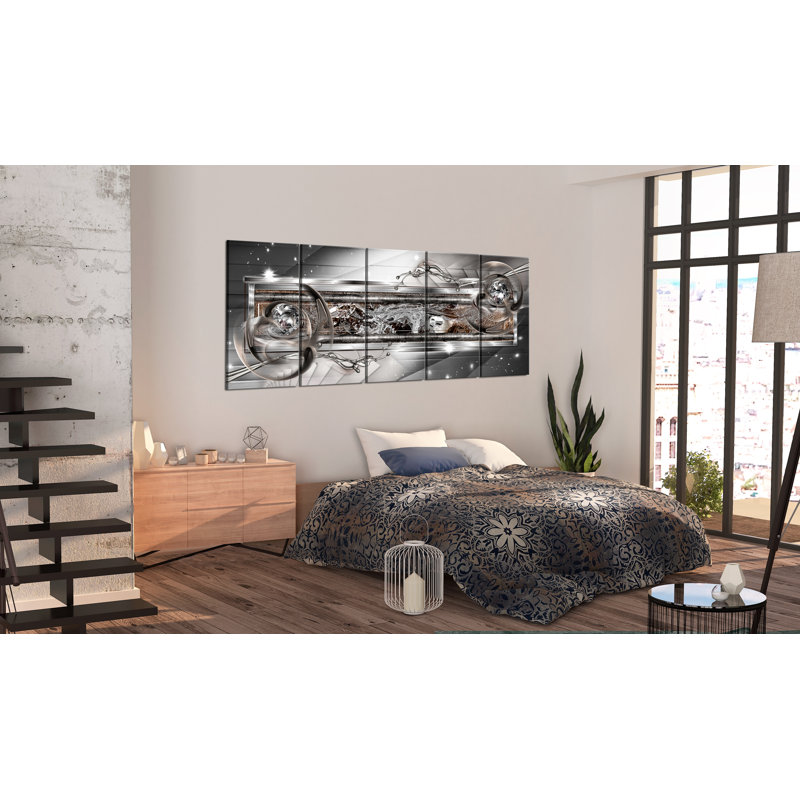 No Frame Print on Canvas, 90cm H x 225cm W