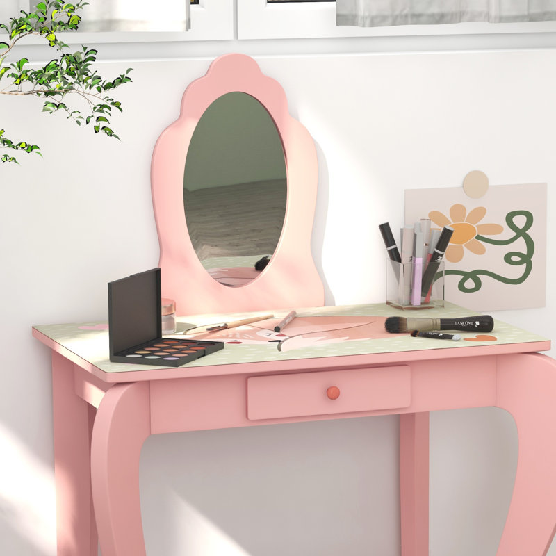 Skaghe Kids Vanity Set with Mirror