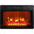 23" Electric Fireplace Insert With Realistic Flames & Remote Control Heating