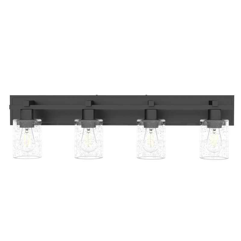 Bubble-style 4-lights Bathroom Vanity Light, 4, 5.87" H X 32.3" W X 4" D