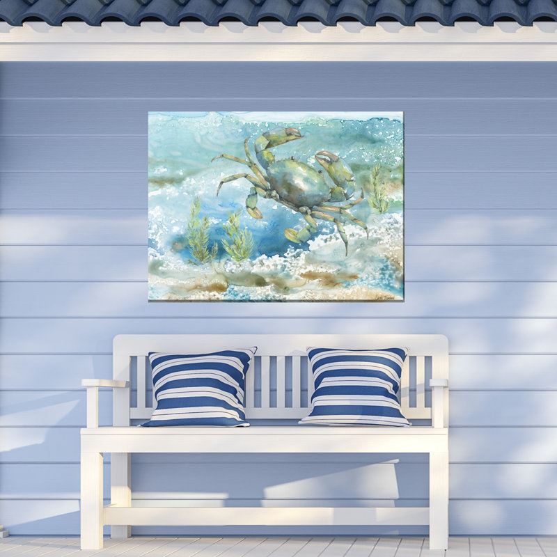 Art sur toile crabe Sea Life