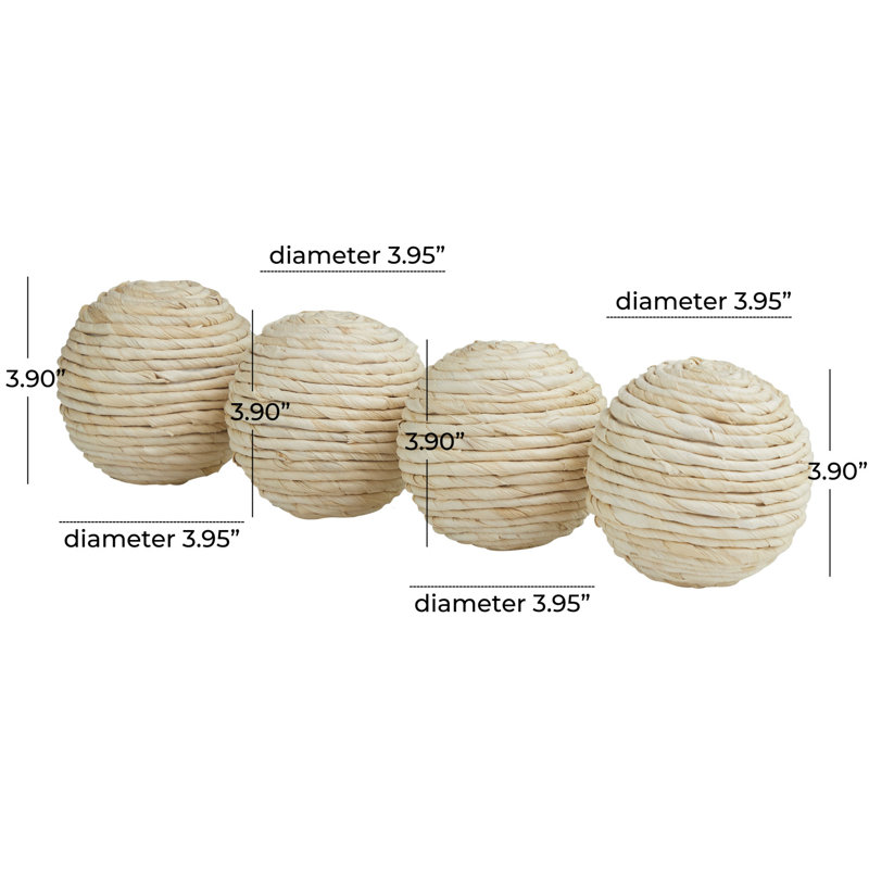 Bourre Maraca Orbs & Vase, Beige