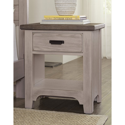 Erving 22.5'' W Solid Wood Nightstand