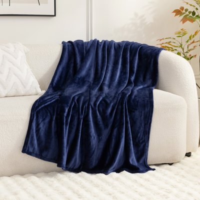 Soft All-Season Reversible Fleece Blanket, 270GSM